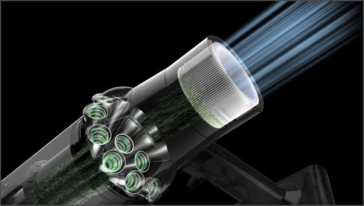 Dyson V11 Fluffy Aspiradora De Mano Níquel, Rojo Sin Bolsa