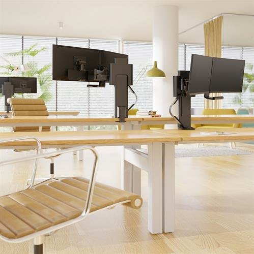 Soporte  Ergotron Trace 45-631-224 Para Monitor  (27") Abrazadera Negro