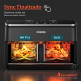 Cosori Dual Basket Heissluftfriteuse Schwarz