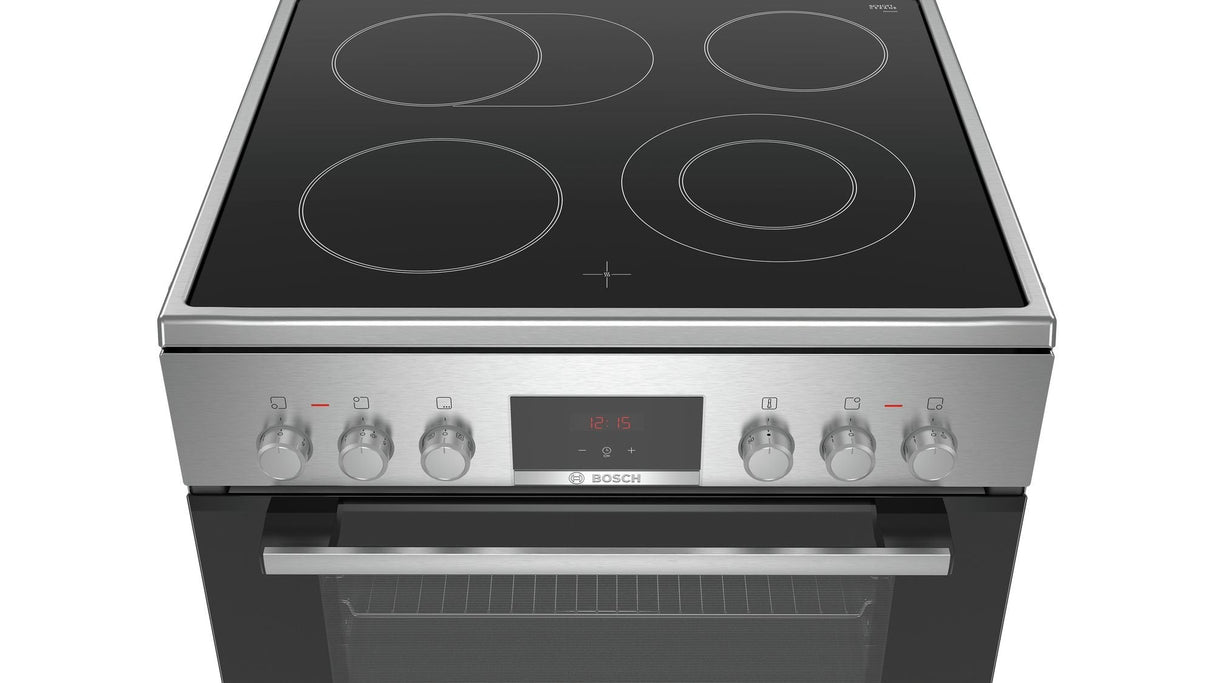Bosch Hogar Serie Hkr39c250  4, Juego De Estufa De Acero Inoxidable Hkr39c250