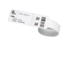 Wristband Polyester25.4x201.6mmaccs Infant Coated 25.4mm Core Plain