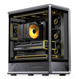 Jonsbo D401 Pc-Gehäuse, Midi Tower, Atx, Tempered Glass - Schwarz