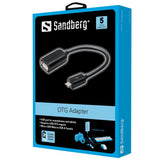 Adaptador Sandberg Otg Microusb M - Usb F