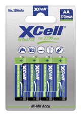 Xcell 118740 Pila Doméstica Batería Recargable Aa Níquel-Metal Hidruro (Nimh)