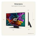 Televisor Lg Qned Evo Ai Qned87 Mini Led 43qned87b6a 43' Ultra Hd 4k Smart Tv Wifi