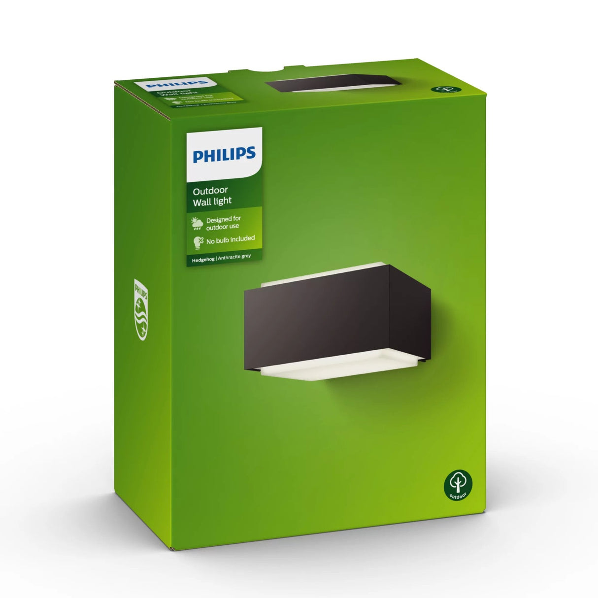 Aplique E27 Negro Hedgehog Philips