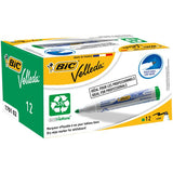 Velleda Marcador Pizarra Blanca Ecolutions 1701 Punta Redonda Verde Caja -12u-
