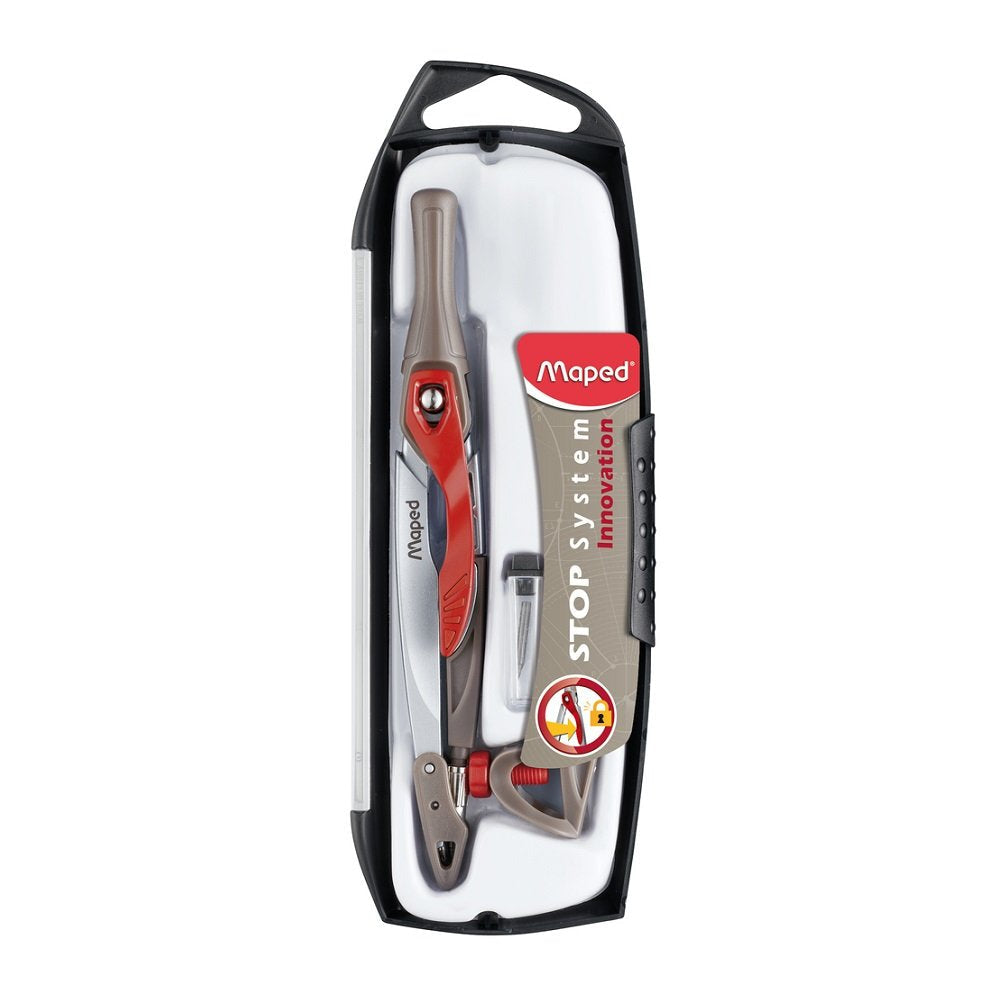 Maped Stop System Innovacion Compas Con Mina + Pack De Minas + Adaptador