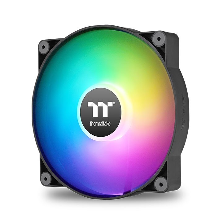 Ventilador Pc  Thermaltake Ct200 Argb Sync Paquete De Un Solo Ventilador, Ventilador De Caja Negro, 200 Mm Cl-F179-Pl20sw-A