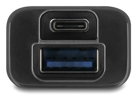EAN 4043619643356 - DeLOCK 64335 hub de interfaz USB 3.2 Gen 1 (3.1 Gen 1) Type-A + Type-C 5000 Mbit/s Negro, Transparente imagen 3