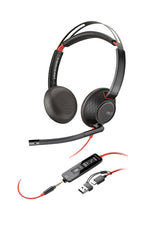 EAN 0197498429441 - HP Poly Blackwire 5220 Stereo USB-C Headset +3.5mm Plug +USB-C/A Adapter Alámbrico Diadema Business/Every imagen 10