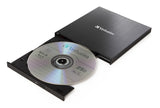 Grabadora Externa Verbatim Slimline Blu-Ray Uhd 4k 43888 Lectura 6x/Excritura 4x Compatible Con Mdisc Usb 3.1 Gen 1