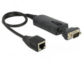 Konverter Ethernet Lan Rj45 10 100 Mbps Buchse Zu Seriell Rs-232 Db9 Stecker Mit Muttern