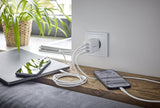 Intenso  Cargador Pared Gan W65acc1xusb-A2xusb-C