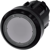 Siemens 3su10010ab700aa0 Pulsador Iluminado 22mm Redondo Transparente Druckknopf