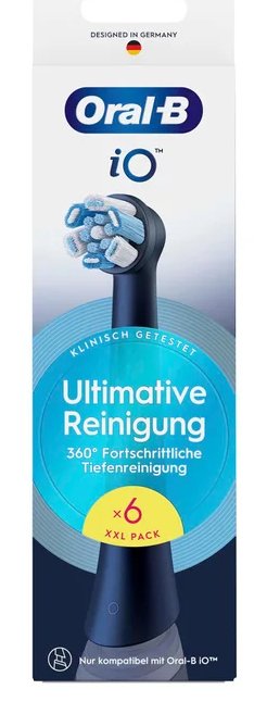 EAN 8700216194693 - Oral-B iO Ultimative Reinigung 6 pieza(s) Negro imagen 2