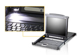 8 Port 17" Lcd Kvmp Switch  With German Keyboard