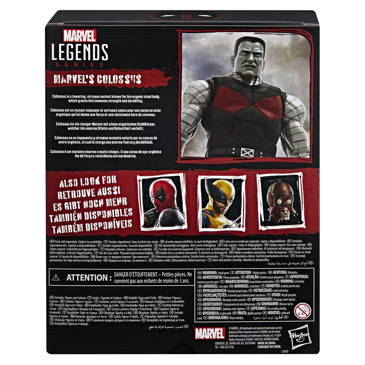Figura Hasbro Marvel Legends Series Deadpool Legacy Collection Marvels Colossus