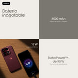 EAN 0840493630557 - Motorola edge 70 pro 17,2 cm (6.78") SIM doble Android 16.0 5G USB Tipo C 8 GB 256 GB 6500 mAh Burdeos imagen 8