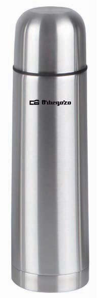 Orbegozo Trl 10060 Termo Inoxidable - Mantiene Liquidos Frios Por 24h Y Calientes Por 12h - Capacidad 1000ml - Tapon