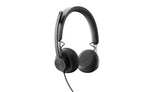 Auriculares Logitech Zone Wired Ms Teams Con Micrófono Usb Negros
