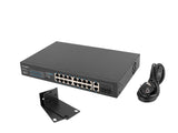 EAN 5901969429299 - Lanberg RSFE-16P-2C-150 switch No administrado Gigabit Ethernet (10/100/1000) Energía sobre Ethernet (PoE imagen 2