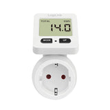 Medidor De Comes Energéticos Logilink, Pantalla Giratoria 180°, Blanco
