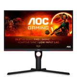 Monitor Aoc 25g3zm Bk 24.5" 1920x1080 Va Flat Has Dp 2xhdmi Brightness 300cd M2 Aoc Gaming