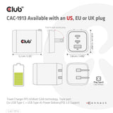 EAN 8719214472658 - CLUB3D CAC-1913 cargador de dispositivo móvil Teléfono móvil, Portátil, Smartphone, Universal Negro Corri imagen 12