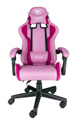 Talius Silla Hornet Gaming Negra/Rosa, Butterfly, Base Nylon, Ruedas Nylon