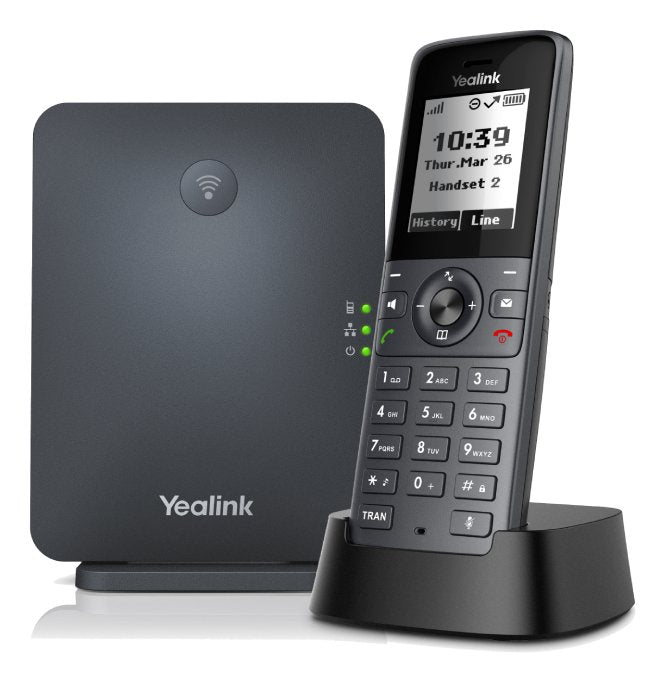 Teléfono Yealink W71p Ip Negro Lcd