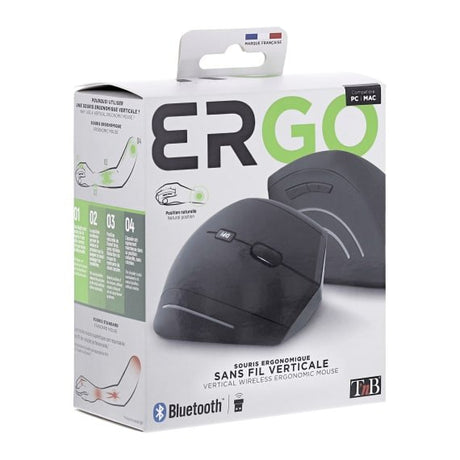 EAN 3303170113967 - T'nB MWERGOVBT ratón mano derecha Bluetooth + USB Type-A 1600 DPI imagen 6