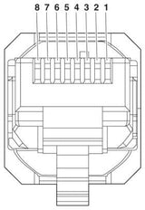 Phoenix 1656725 Vs-08-Rj45-5-Q Ip20 Rj45-Steckverbinder