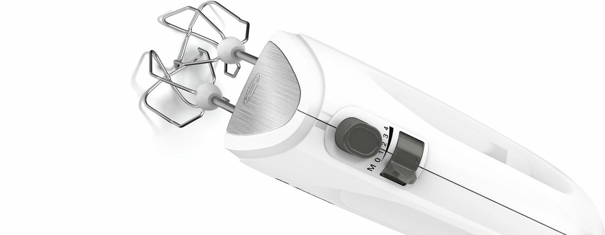 Batidora De Mano Bosch Home Mfq24200  400 W Plata, Blanco Blanco/Plateado, Batidora De Mano, Plata, Blanco, Batir, Amasar, Mezcla, Remover, Botones, Palanca, Metal, Plástico, 400 W