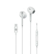 EAN 8021735208136 - Celly UP1300TYPECWH auricular y casco Auriculares Alámbrico Dentro de oído Llamadas/Música USB Tipo C Bla imagen 1
