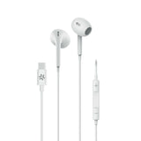 EAN 8021735208136 - Celly UP1300TYPECWH auricular y casco Auriculares Alámbrico Dentro de oído Llamadas/Música USB Tipo C Bla imagen 1