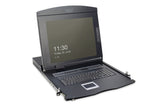Consola Modular Digitus Tft 17" Kvm 16 Puertos Touchpad Esp Negro