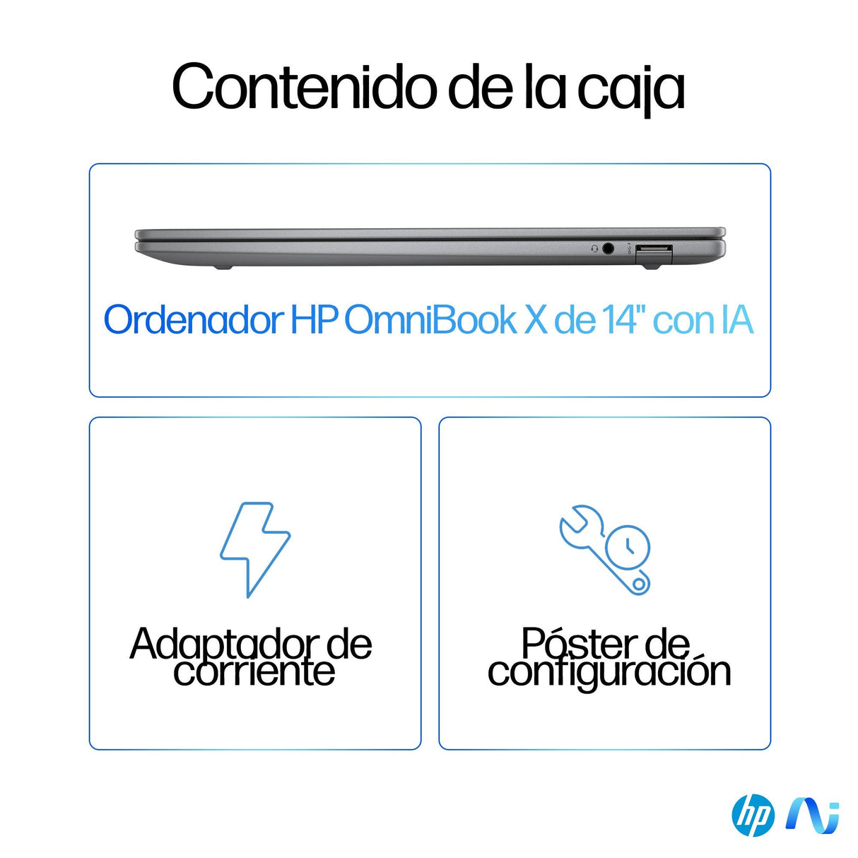 Portátil Hp Omnibook X 14 Qc Snapdragon X1e-78-100 (12c) 16gb Lpddr5x 1tb Gen4 Adreno Andaz Touch/2.2k (2240x1400) Ips 300n Narrow Border Win 11