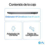 Portátil Hp Omnibook X 14 Qc Snapdragon X1e-78-100 (12c) 16gb Lpddr5x 1tb Gen4 Adreno Andaz Touch/2.2k (2240x1400) Ips 300n Narrow Border Win 11