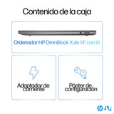EAN 0198701252214 - HP OmniBook X 14-fe0008ns Copilot+ PC Qualcomm Snapdragon X1E-78-100 Portátil 35,6 cm (14") Pantalla táct imagen 5