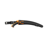 Fiskars Sierra De Poda, Sw-240, Hoja Curvada De Acero, Estuche Incluido, Negro/Naranja, 1020200