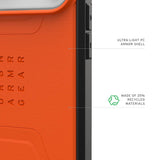 EAN 0840283925511 - Urban Armor Gear Civilian funda para teléfono móvil 17,5 cm (6.9") Naranja imagen 6