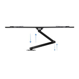 Tooq Soporte De Pared Con Brazo Articulado Para Tv De 37"-70" - Giratorio E Inclinable - Peso Max 50kg - Vesa 600x400mm