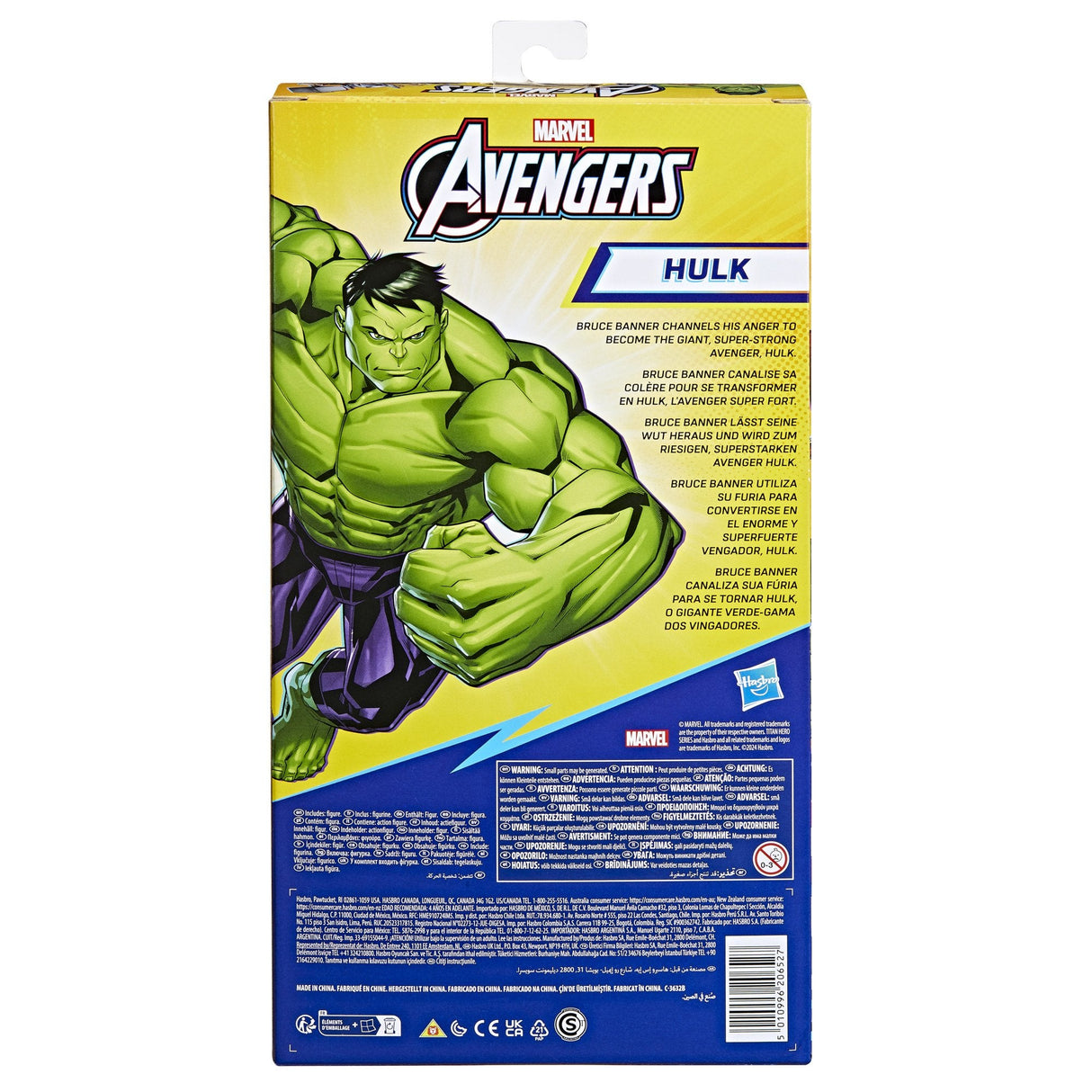 Figura Hasbro Marvel Avengers Titan Hero Serie Deluxe Hulk  E74755m8