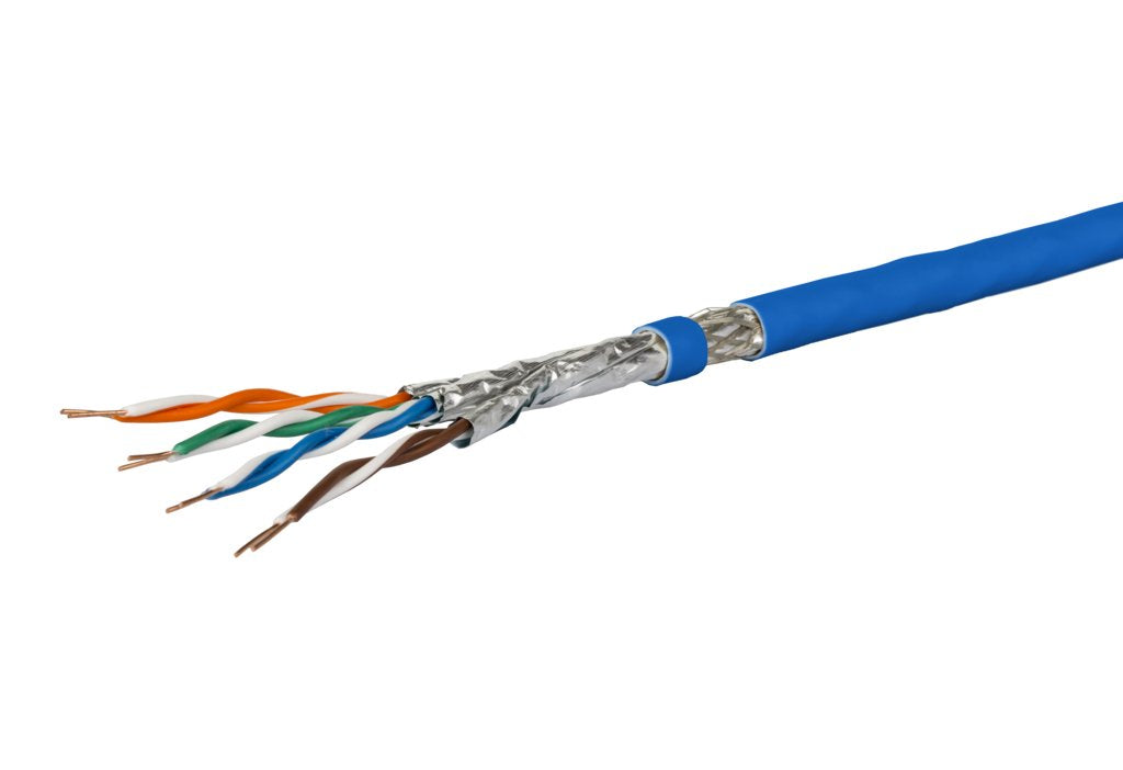 Metz Connect 1308427b34145 Cable De Red Azul 100 M Cat7a S/Ftp (S-Stp)