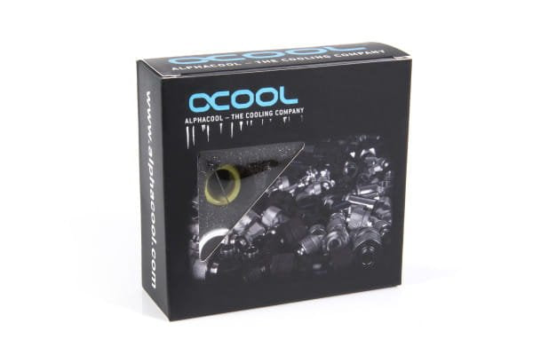 Alphacool Ice Congestion 13mm Rardtube Fitting G1/4, Pack De 6 - Blanco
