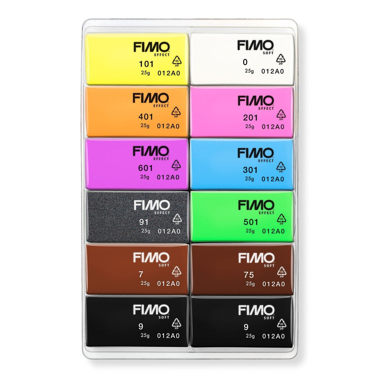 Staedtler 8013 C12-3 Fimo Effect Colour Pack - Arcilla Polimérica Para Modelar De Secado Al Horno
