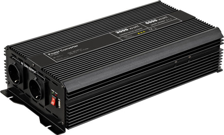EAN 4040849588921 - Goobay 58892 adaptador e inversor de corriente Universal 3000 W Negro imagen 1