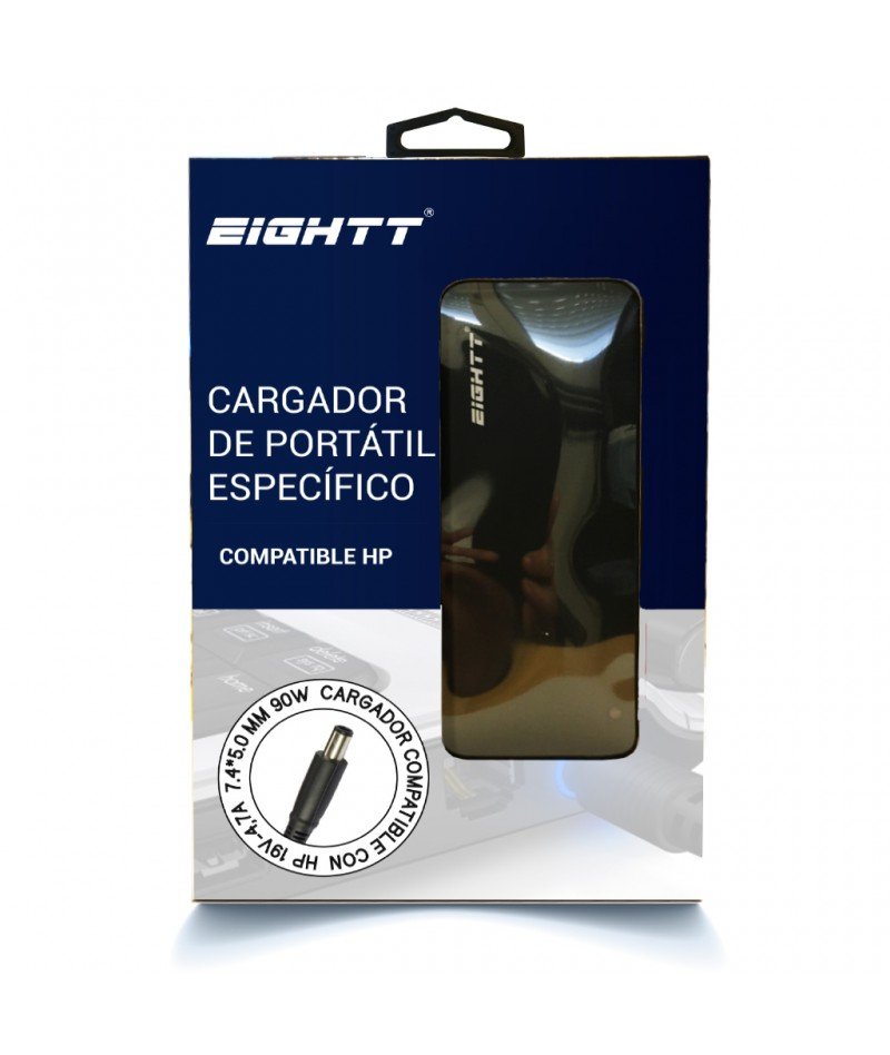 Eightt Cargador Especifico Compatible Con Hp 90w 19v 4.74a