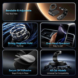 Soporte De Smartphone Para Coche Vention Ksib0 Negro